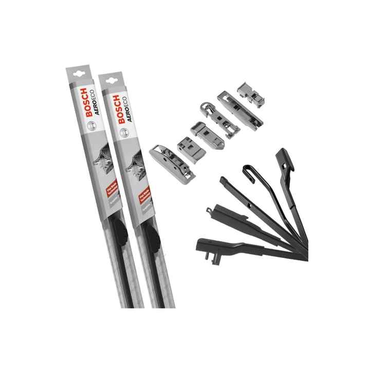 Aeroeco Peugeot 407 2004 - 2010 Banana Wiper Set