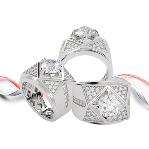 Người đàn ông của hợp thời trang vòng bạc Mỹ craftsmanship duyên dáng với tùy chỉnh của <span class=keywords><strong>RUBY</strong></span> thiết kế được thực hiện tại Việt Nam - Product Image 6