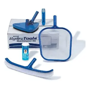 Hydrotools by Swim Line Top Grade Pool Maintenance Kit with Test Strips for Swimming Pool Premium Quality