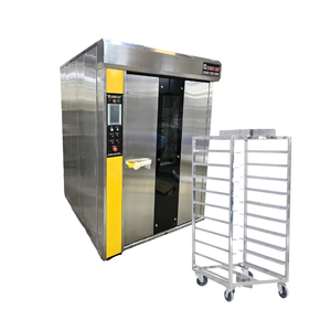 Horno de Pan grande de buena calidad, 24 bandejas con carro, 1200kg de peso, horno rotatorio, horno para hornear, fabricante Kien an Vietnam - Product Image 1