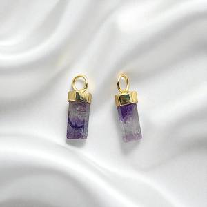 Malachite Forme Cylindre 12x5mm Hexagonal Faceted Cut Pendentif Plaqué Or Embout Argent 925 Fait Main Malachite Charms Fournisseurs - Product Image 2