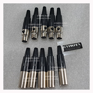 Mini conector de audio XLR, Conector de altavoz macho y hembra de 3 pines, Conector de micrófono de 4 pines, 5 pines y 6 pines con contactos de cobre - Product Image 3