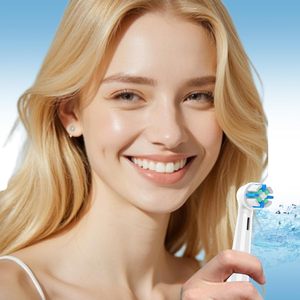 Cabezales de cepillo redondos hipoalergénicos de varios niveles, genéricos, para cepillos de dientes eléctricos Oral-B, puntas de repuesto al por mayor - Product Image 5