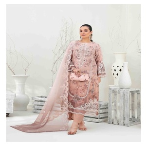 Oferta con Descuento: Trajes Indios de Lujo Bordados para Fiesta, Tawakkal al por Mayor, Trajes Anarkali de Chifón Cómodos para Mujer - Product Image 6