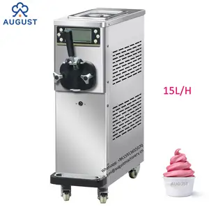 Mesin es krim melayani otomatis komersial Agustus mesin es krim untuk bisnis