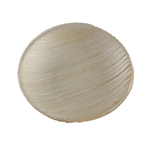 Cuencos redondos y ovalados de hoja de palma natural, vajilla desechable para bodas para servir ensaladas y frutas - Product Image 3