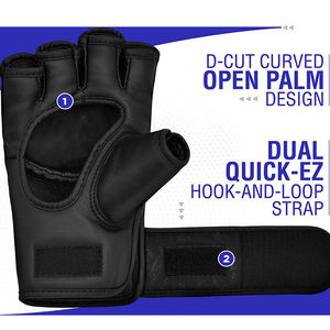 High Quality Half-Finger MMA <b>Gloves</b> for Training Sparring Best Manufacturer's Wholesale Fighting Wear for <b>Martial</b> <b>Arts</b> <b>Boxing</b> - Product Image 6