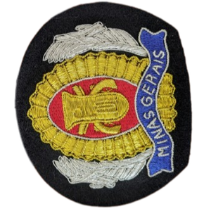 Écussons de sécurité personnalisés de haute qualité, brodés en forme de cœur, emblèmes, badges, fils de bullion, accessoires uniformes, aimants, chapeaux - Product Image 3