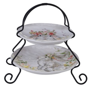Soporte de Metal para servir pasteles de frutas de alta venta, soporte de servidor de frutas de estilo moderno, soporte de servidor de pastel personalizado, soporte de plato de pastel de estilo único - Product Image 6