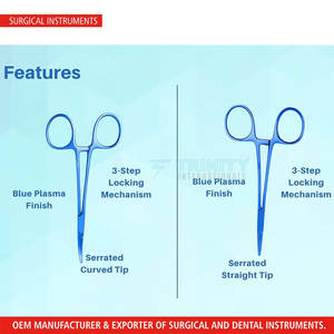 คีมหนีบหลอดเลือดแดงสเปนเซอร์เวลส์ คุณภาพพรีเมียม ขนาด 40 มม. เครื่องมือหู คอ จมูก ทำจากสแตนเลส - Product Image 4