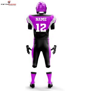 Uniformes de football américain personnalisés de haute qualité, respirants à séchage rapide avec manches courtes pour un design sublimé d'été - Product Image 6