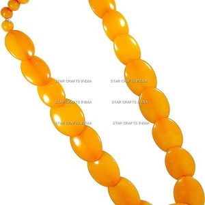 Collar de resina de colores de alta calidad, joyería de moda para mujer, collar de resina hecho a mano de aspecto moderno de la India - Product Image 3