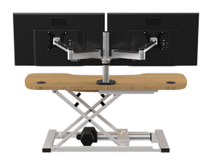 Convertisseur de bureau debout électrique VersaDesk PowerPro Elite, design moderne, interrupteur programmable, port USB, application mobile, bureaux de bureau - Product Image 6