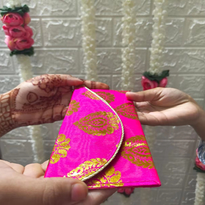 Enveloppe Shagun faveur de mariage Eid Rakshabandhan fête retour idée cadeau pochette sac indien musulman Nikah cadeaux porte-carte - Product Image 1
