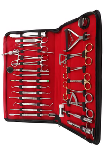 Instrumental Quirúrgico para Ombligo, Juego de 26 Piezas de Acero Inoxidable para Implantes Dentales, Certificado CE Clase I - Product Image 3