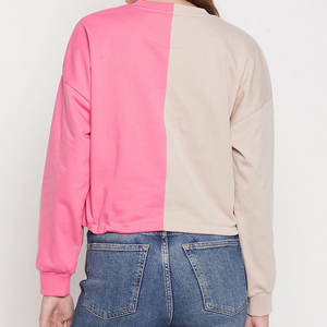 Sweat-shirt pour femme en molleton épais d'hiver surdimensionné - Impression personnalisée 100% coton à manches longues Street Wear - Product Image 3