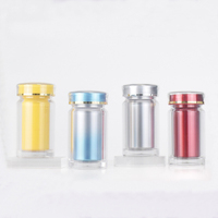 Vente en gros de bouteilles de capsules en plastique recyclables écologiques de 100ml pour emballage de médicaments de pilules Nutrition personnalisable
