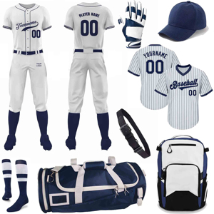 Vente en gros de maillots d'uniformes de baseball Ensembles d'uniformes de baseball à rotation rapide Clubs d'adultes jeunes Kits d'uniformes de baseball d'entraînement - Product Image 6