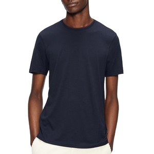 Camisetas en blanco con logotipo personalizado de 100% algodón de calidad superior para hombre, camisetas normales de autocultivo con cuello redondo para hombre - Product Image 1