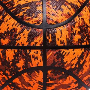 Vibrant Street Basketball with Colorful PU Cover for Outdoor Drills, Recreational Practice, or Urban Youth Basketball - Product Image 3