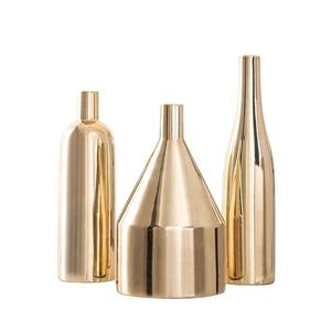 Top Selling Iron Metal Flower <b>Vases</b> <b>Set</b> Antique Design Manufacturer Customized Hammered High Quality Home Decoration Table <b>Vase</b> - Product Image 1