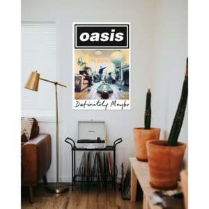 Modern Style Oasis <b>Poster</b> Definitely Maybe Design Paper Material for Wall Usage - Product Image 1