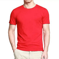 T-shirt pour homme en coton 100% tricoté, coupe classique personnalisée, 180 grammes, motif à carreaux, col rond, séchage rapide, respirant