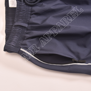 Unisex Navy Blue <b>Cargo</b> Pants With <b>White</b> Stars Print Drawstring Waist Quick Dry Polyester Adult Streetwear Joggers - Product Image 3
