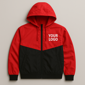 Veste coupe-vent personnalisée Hommes Femmes | Veste de sport à capuche imperméable et légère pour extérieur Fabricant de gros OEM - Product Image 1