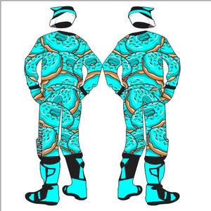 Combinaison de vélo d'hiver pour hommes avec veste en cuir pour motos - Product Image 3