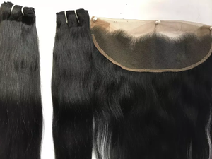 Extensión de cabello humano indio sin procesar, onda suelta, 100% Natural, venta al por mayor de la India - Product Image 2