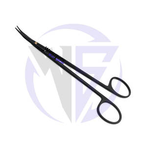 Nouveauté Ciseaux Iris noirs revêtus de plastique Instrument de chirurgie plastique et cosmétique - Product Image 5