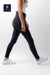 Culotte équestre personnalisée de haute qualité culotte d'équitation féminine jambières d'équitation collants femmes vêtements équestres - Product Image 3