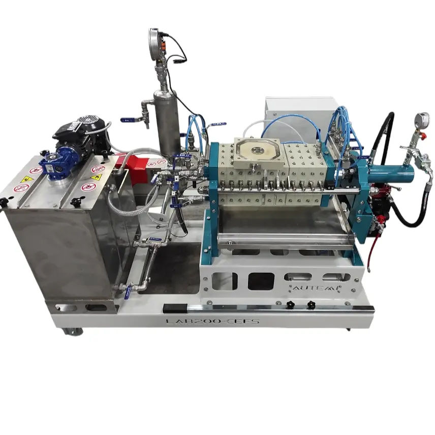 Top Italian Premium quality pilot filterpress for laboratory complete electric version LAB200CEFS