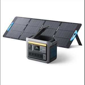 Factory Sealed OLIX C800 Portable Power Station with 200W <b>Solar</b> Panels, 1200W (Peak 1600W) <b>Solar</b> <b>Generator</b> - Product Image 3