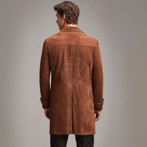 Gabardina Clásica Premium para Hombre, Cuero de Gamuza, Textura Suave, Estilo Atemporal, Características Ecológicas y Transpirables, Personalizable - Product Image 2