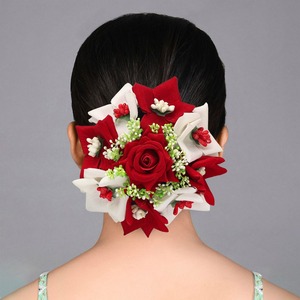Chignon à fleurs Accessoire élégant pour cheveux - Product Image 3