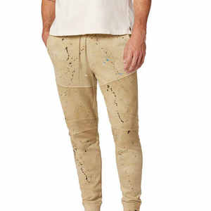 Pantalon droit sportif pour homme, taille mi-haute, respirant, écologique, 100 % polyester, poids moyen - Product Image 1