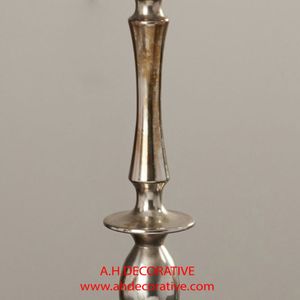 Bougeoir Décoratif Pour La Maison Argent Bougeoir Nouveau Design En Métal Fabriqué Décoré À La Main Bougeoir Pour La Décoration - Product Image 4