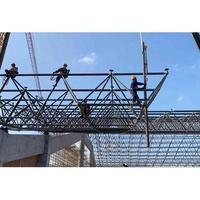 Estructura de acero de gran envergadura Marco espacial Truss Techo Almacén Edificio de fábrica