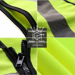 Wholesale Customized Logo Reflective working Vest Polyester <b>Work</b> Wear with Pocket for Outdoor Use Hot Sale - Product Image 5