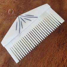 Peine Pequeño Personalizado Estilo Animal, Incrustaciones de Hueso de Ágata Natural, Técnica de Tallado, Disponibilidad de Logotipo, para Peinados, Artesanía Natural - Product Image 3