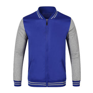 Chaquetas Varsity para Hombre, Talla Grande, Invierno, Exterior, Cuello Alto Negro, Servicio OEM ODM, Pedidos al por Mayor Personalizados, 2025 - Product Image 2