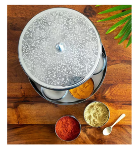 Boîte à épices en acier inoxydable Conteneur Ustensiles de cuisine Comptoir Assaisonnement Organisateur Boîte à épices Vente chaude - Product Image 6