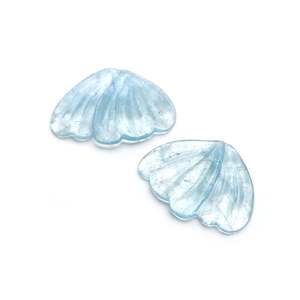 Mariposa de Aguamarina natural que talla la piedra preciosa suelta Aqua Wings Tallas - Product Image 1