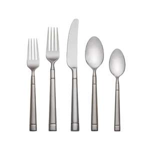 Juego de cubiertos de acero inoxidable de 5 piezas artísticas de estilo americano de primera calidad en cubiertos perfectos para vajilla de lujo - Product Image 1