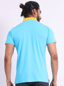 Elegante y cómodo uso diario Premium corte mercerizado coser para Polo cuello media manga camiseta más vendidos moda 100% algodón - Product Image 6