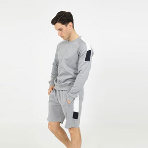 Mejor diseño de Venta caliente logotipo personalizado verano corto y camiseta me Sert ropa hombres 2 piezas hombres gimnasio conjunto corto hecho en Pakistán - Product Image 1