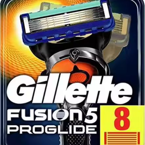 GilletteFusion 5 Razor <b>Blades</b>, 18 Replacement <b>Blades</b> for Men's Wet Razors with 5 <b>Blades</b> / Gillette <b>Fusion</b> 5 <b>Blade</b>, 12 Cartridges - Product Image 2