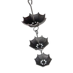 Cadena de Lluvia de Cobre para Entradas Exteriores que Agrega Detalles Artísticos y una Dirección Fluida del Agua de Lluvia - Product Image 3